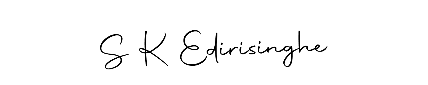 How to make S K Edirisinghe signature? Autography-DOLnW is a professional autograph style. Create handwritten signature for S K Edirisinghe name. S K Edirisinghe signature style 10 images and pictures png