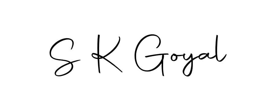 How to make S K Goyal name signature. Use Autography-DOLnW style for creating short signs online. This is the latest handwritten sign. S K Goyal signature style 10 images and pictures png