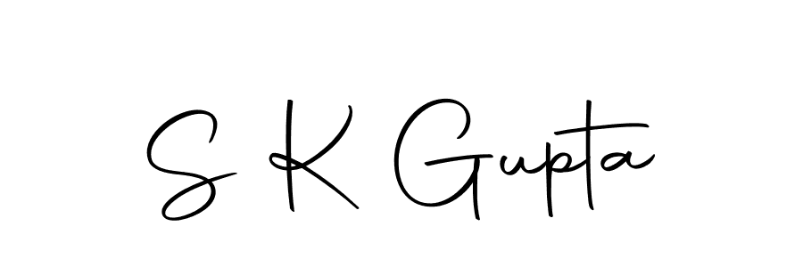 How to make S K Gupta name signature. Use Autography-DOLnW style for creating short signs online. This is the latest handwritten sign. S K Gupta signature style 10 images and pictures png