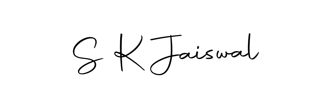 Create a beautiful signature design for name S K Jaiswal. With this signature (Autography-DOLnW) fonts, you can make a handwritten signature for free. S K Jaiswal signature style 10 images and pictures png