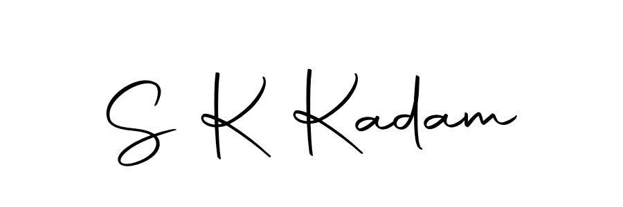 Design your own signature with our free online signature maker. With this signature software, you can create a handwritten (Autography-DOLnW) signature for name S K Kadam. S K Kadam signature style 10 images and pictures png