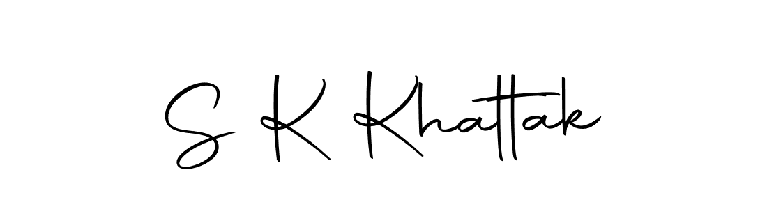 How to make S K Khattak signature? Autography-DOLnW is a professional autograph style. Create handwritten signature for S K Khattak name. S K Khattak signature style 10 images and pictures png