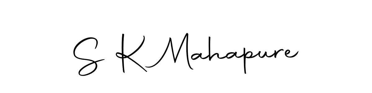 Create a beautiful signature design for name S K Mahapure. With this signature (Autography-DOLnW) fonts, you can make a handwritten signature for free. S K Mahapure signature style 10 images and pictures png