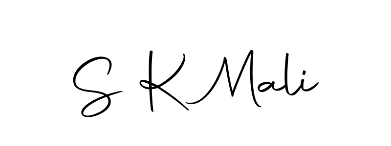 How to make S K Mali name signature. Use Autography-DOLnW style for creating short signs online. This is the latest handwritten sign. S K Mali signature style 10 images and pictures png