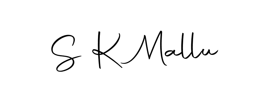 Make a beautiful signature design for name S K Mallu. With this signature (Autography-DOLnW) style, you can create a handwritten signature for free. S K Mallu signature style 10 images and pictures png