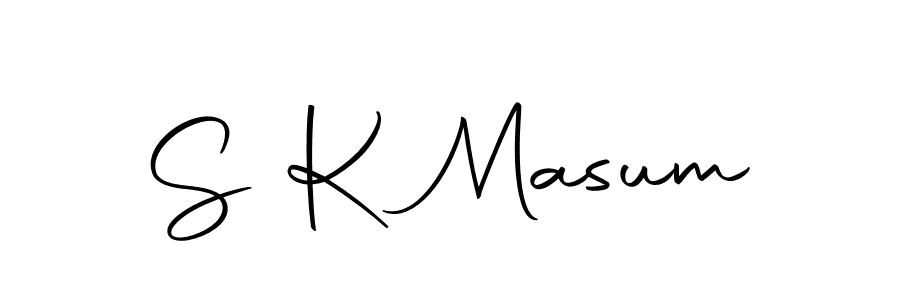 Make a beautiful signature design for name S K Masum. With this signature (Autography-DOLnW) style, you can create a handwritten signature for free. S K Masum signature style 10 images and pictures png