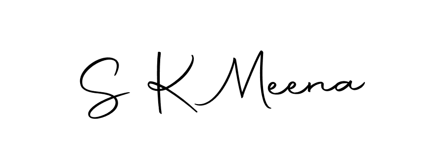 Design your own signature with our free online signature maker. With this signature software, you can create a handwritten (Autography-DOLnW) signature for name S K Meena. S K Meena signature style 10 images and pictures png