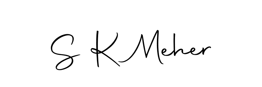 Make a beautiful signature design for name S K Meher. With this signature (Autography-DOLnW) style, you can create a handwritten signature for free. S K Meher signature style 10 images and pictures png
