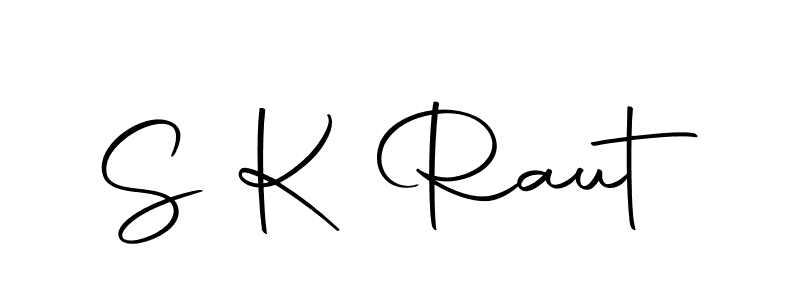 S K Raut stylish signature style. Best Handwritten Sign (Autography-DOLnW) for my name. Handwritten Signature Collection Ideas for my name S K Raut. S K Raut signature style 10 images and pictures png