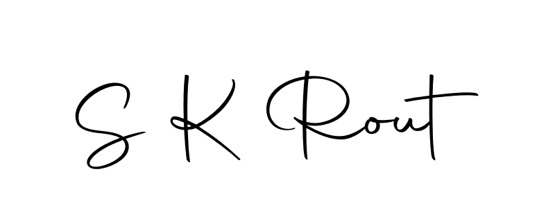 You should practise on your own different ways (Autography-DOLnW) to write your name (S K Rout) in signature. don't let someone else do it for you. S K Rout signature style 10 images and pictures png