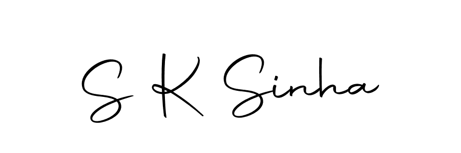 How to make S K Sinha signature? Autography-DOLnW is a professional autograph style. Create handwritten signature for S K Sinha name. S K Sinha signature style 10 images and pictures png