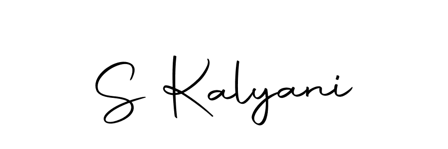 Autography-DOLnW is a professional signature style that is perfect for those who want to add a touch of class to their signature. It is also a great choice for those who want to make their signature more unique. Get S Kalyani name to fancy signature for free. S Kalyani signature style 10 images and pictures png