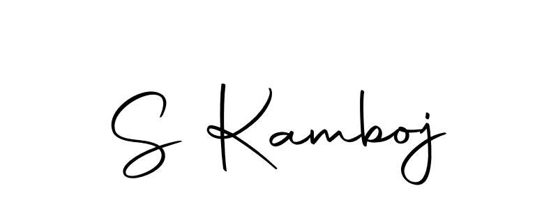 How to make S Kamboj signature? Autography-DOLnW is a professional autograph style. Create handwritten signature for S Kamboj name. S Kamboj signature style 10 images and pictures png