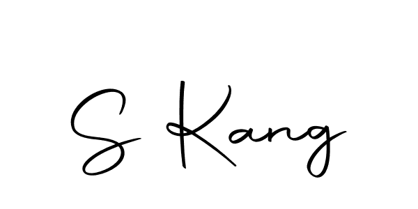 Design your own signature with our free online signature maker. With this signature software, you can create a handwritten (Autography-DOLnW) signature for name S Kang. S Kang signature style 10 images and pictures png