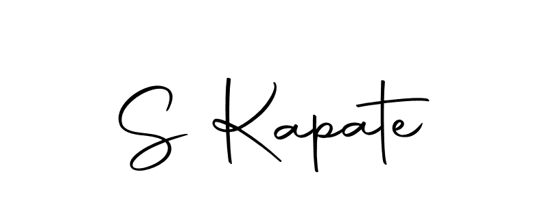 You should practise on your own different ways (Autography-DOLnW) to write your name (S Kapate) in signature. don't let someone else do it for you. S Kapate signature style 10 images and pictures png