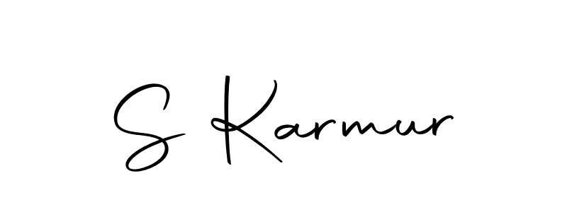How to make S Karmur name signature. Use Autography-DOLnW style for creating short signs online. This is the latest handwritten sign. S Karmur signature style 10 images and pictures png
