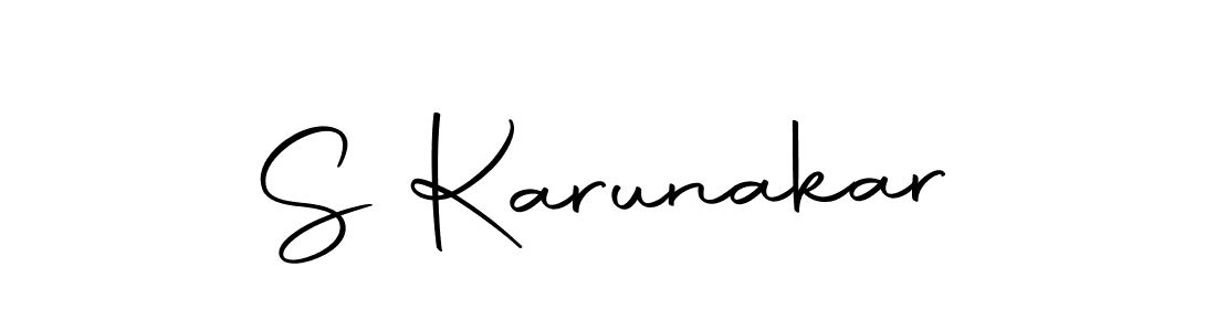 This is the best signature style for the S Karunakar name. Also you like these signature font (Autography-DOLnW). Mix name signature. S Karunakar signature style 10 images and pictures png