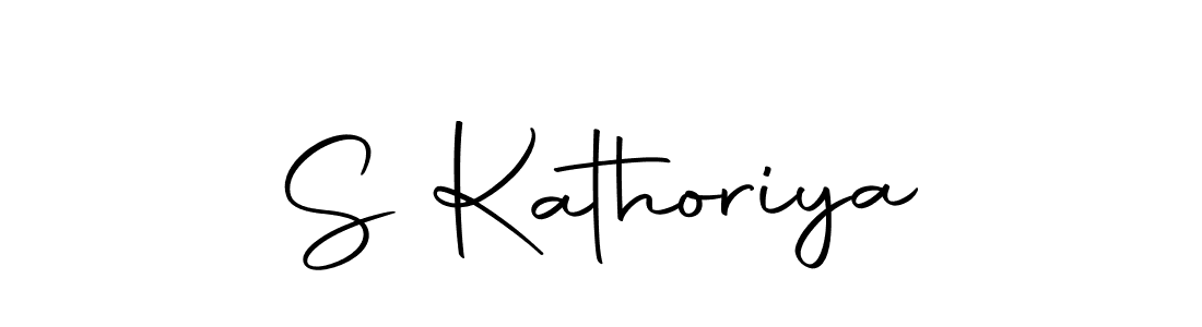 Make a beautiful signature design for name S Kathoriya. With this signature (Autography-DOLnW) style, you can create a handwritten signature for free. S Kathoriya signature style 10 images and pictures png