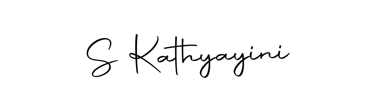 Make a beautiful signature design for name S Kathyayini. Use this online signature maker to create a handwritten signature for free. S Kathyayini signature style 10 images and pictures png