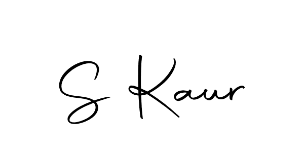 Design your own signature with our free online signature maker. With this signature software, you can create a handwritten (Autography-DOLnW) signature for name S Kaur. S Kaur signature style 10 images and pictures png