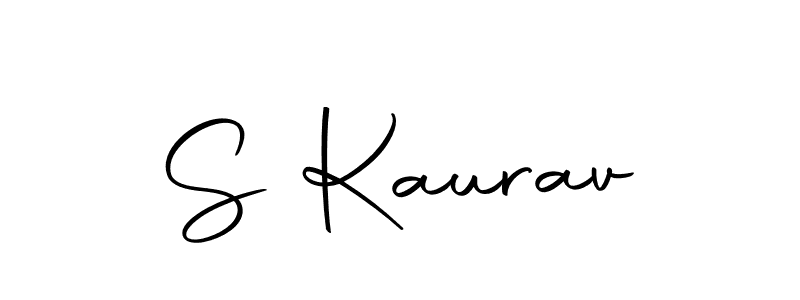 You should practise on your own different ways (Autography-DOLnW) to write your name (S Kaurav) in signature. don't let someone else do it for you. S Kaurav signature style 10 images and pictures png