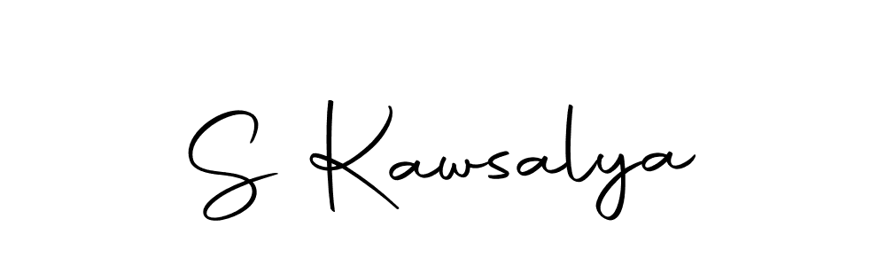 S Kawsalya stylish signature style. Best Handwritten Sign (Autography-DOLnW) for my name. Handwritten Signature Collection Ideas for my name S Kawsalya. S Kawsalya signature style 10 images and pictures png