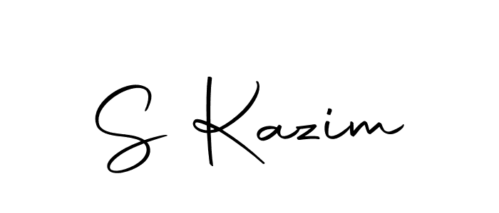 Make a beautiful signature design for name S Kazim. Use this online signature maker to create a handwritten signature for free. S Kazim signature style 10 images and pictures png