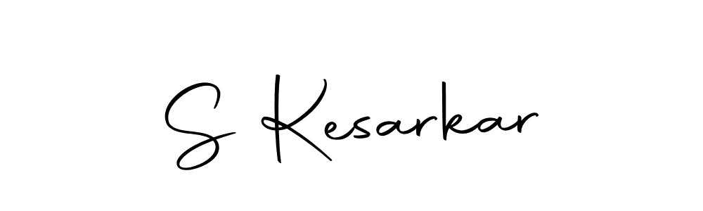 Create a beautiful signature design for name S Kesarkar. With this signature (Autography-DOLnW) fonts, you can make a handwritten signature for free. S Kesarkar signature style 10 images and pictures png
