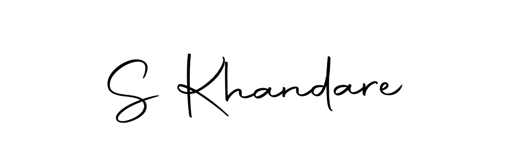 Make a beautiful signature design for name S Khandare. Use this online signature maker to create a handwritten signature for free. S Khandare signature style 10 images and pictures png