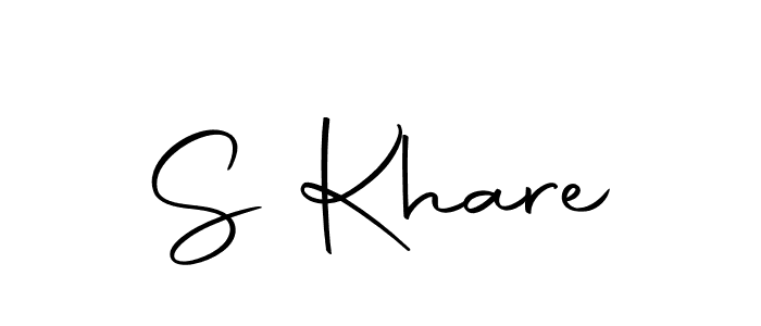 Create a beautiful signature design for name S Khare. With this signature (Autography-DOLnW) fonts, you can make a handwritten signature for free. S Khare signature style 10 images and pictures png