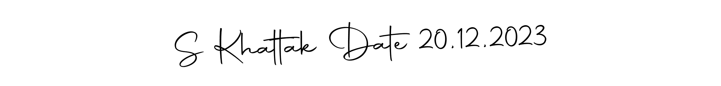 Similarly Autography-DOLnW is the best handwritten signature design. Signature creator online .You can use it as an online autograph creator for name S Khattak Date 20,12,2023. S Khattak Date 20,12,2023 signature style 10 images and pictures png