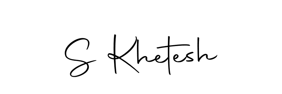 The best way (Autography-DOLnW) to make a short signature is to pick only two or three words in your name. The name S Khetesh include a total of six letters. For converting this name. S Khetesh signature style 10 images and pictures png