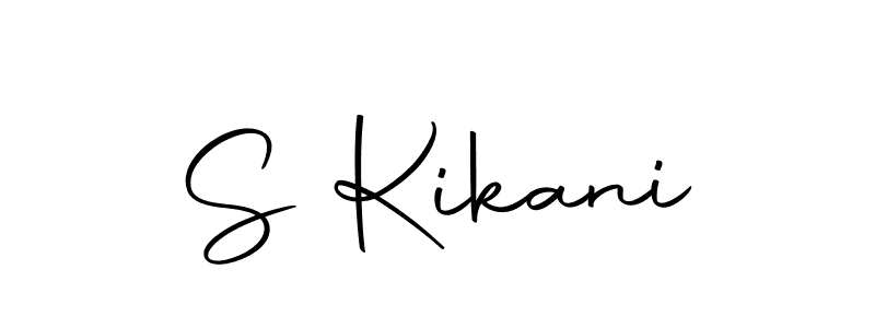 Here are the top 10 professional signature styles for the name S Kikani. These are the best autograph styles you can use for your name. S Kikani signature style 10 images and pictures png