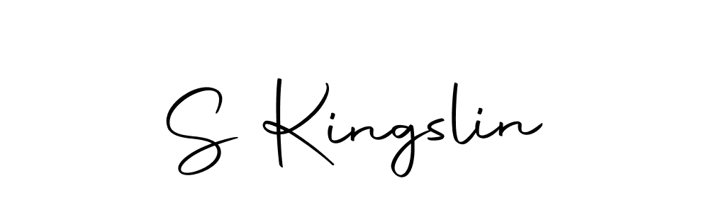 Also we have S Kingslin name is the best signature style. Create professional handwritten signature collection using Autography-DOLnW autograph style. S Kingslin signature style 10 images and pictures png