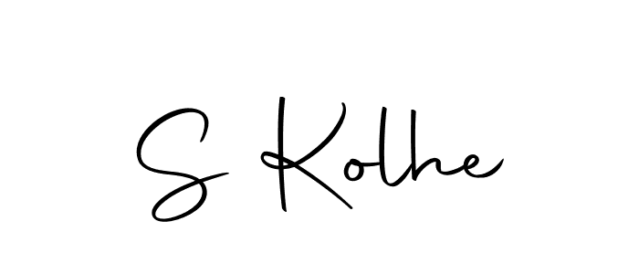 How to make S Kolhe signature? Autography-DOLnW is a professional autograph style. Create handwritten signature for S Kolhe name. S Kolhe signature style 10 images and pictures png