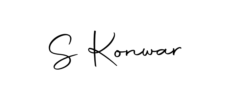 Make a beautiful signature design for name S Konwar. With this signature (Autography-DOLnW) style, you can create a handwritten signature for free. S Konwar signature style 10 images and pictures png