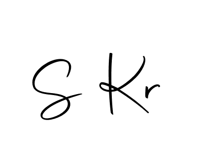 if you are searching for the best signature style for your name S Kr. so please give up your signature search. here we have designed multiple signature styles  using Autography-DOLnW. S Kr signature style 10 images and pictures png