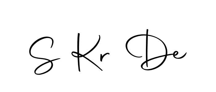 Create a beautiful signature design for name S Kr De. With this signature (Autography-DOLnW) fonts, you can make a handwritten signature for free. S Kr De signature style 10 images and pictures png