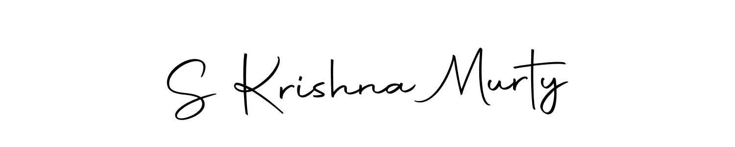 Make a beautiful signature design for name S Krishna Murty. Use this online signature maker to create a handwritten signature for free. S Krishna Murty signature style 10 images and pictures png