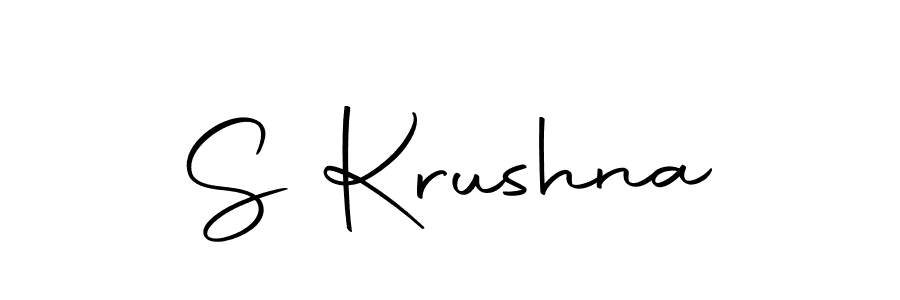 The best way (Autography-DOLnW) to make a short signature is to pick only two or three words in your name. The name S Krushna include a total of six letters. For converting this name. S Krushna signature style 10 images and pictures png