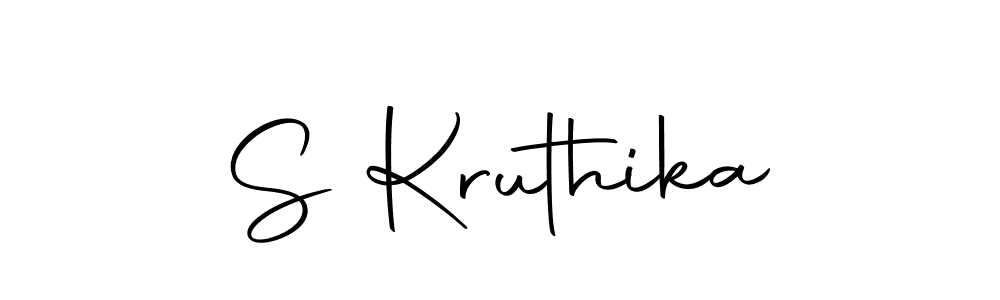 S Kruthika stylish signature style. Best Handwritten Sign (Autography-DOLnW) for my name. Handwritten Signature Collection Ideas for my name S Kruthika. S Kruthika signature style 10 images and pictures png