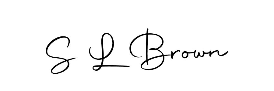 Similarly Autography-DOLnW is the best handwritten signature design. Signature creator online .You can use it as an online autograph creator for name S L Brown. S L Brown signature style 10 images and pictures png