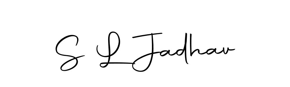How to make S L Jadhav signature? Autography-DOLnW is a professional autograph style. Create handwritten signature for S L Jadhav name. S L Jadhav signature style 10 images and pictures png