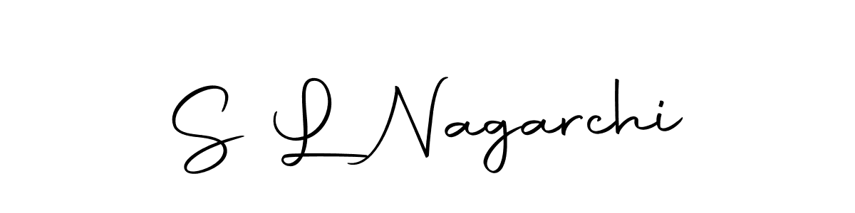 You can use this online signature creator to create a handwritten signature for the name S L Nagarchi. This is the best online autograph maker. S L Nagarchi signature style 10 images and pictures png