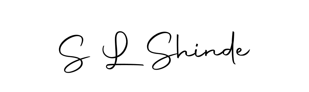 Design your own signature with our free online signature maker. With this signature software, you can create a handwritten (Autography-DOLnW) signature for name S L Shinde. S L Shinde signature style 10 images and pictures png