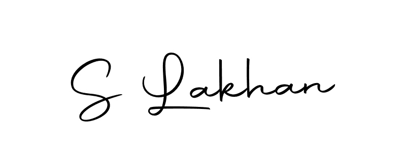 Make a beautiful signature design for name S Lakhan. Use this online signature maker to create a handwritten signature for free. S Lakhan signature style 10 images and pictures png