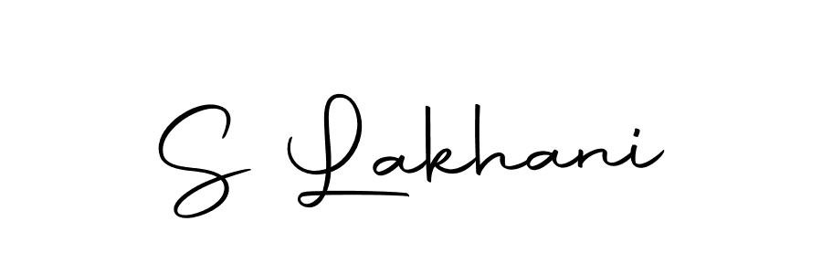 Make a beautiful signature design for name S Lakhani. With this signature (Autography-DOLnW) style, you can create a handwritten signature for free. S Lakhani signature style 10 images and pictures png