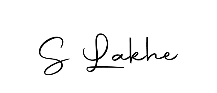 Similarly Autography-DOLnW is the best handwritten signature design. Signature creator online .You can use it as an online autograph creator for name S Lakhe. S Lakhe signature style 10 images and pictures png