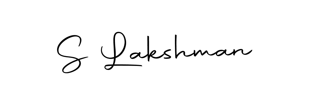 Design your own signature with our free online signature maker. With this signature software, you can create a handwritten (Autography-DOLnW) signature for name S Lakshman. S Lakshman signature style 10 images and pictures png
