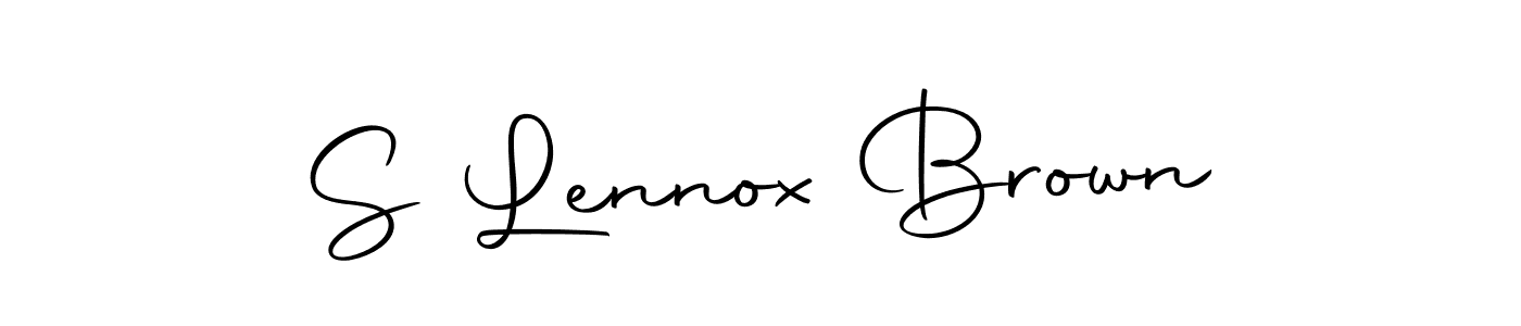 How to make S Lennox Brown signature? Autography-DOLnW is a professional autograph style. Create handwritten signature for S Lennox Brown name. S Lennox Brown signature style 10 images and pictures png